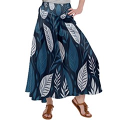 Pattern Flower Texture Women s Satin Palazzo Pants