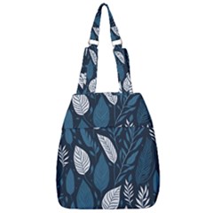 Pattern Flower Texture Center Zip Backpack