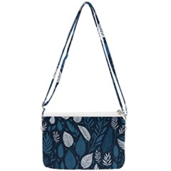 Pattern Flower Texture Double Gusset Crossbody Bag