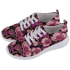 Plum Blossom Blossom Men s Lightweight Sports Shoes by Grandong