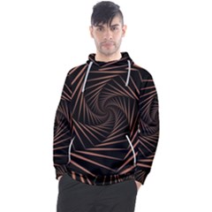 Wave Curve Abstract Art Backdrop Men s Pullover Hoodie by Grandong