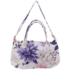 Flowers Pattern Floral Removable Strap Handbag by Grandong