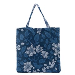 Pattern Flowers Design Nature Grocery Tote Bag by Grandong