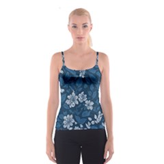 Pattern Flowers Design Nature Spaghetti Strap Top by Grandong