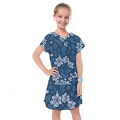 Pattern Flowers Design Nature Kids  Drop Waist Dress by Grandong