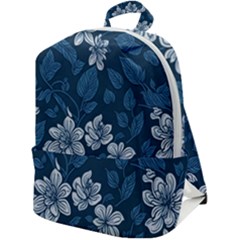 Pattern Flowers Design Nature Zip Up Backpack by Grandong