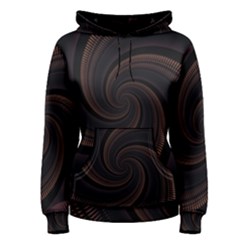 Wave Curves Abstract Art Backdrop Women s Pullover Hoodie by Grandong