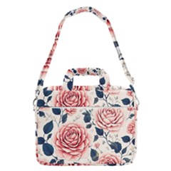 Flowers Pattern Plant Macbook Pro 16  Shoulder Laptop Bag by Grandong