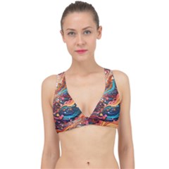 Pattern Abstract Classic Banded Bikini Top by Grandong