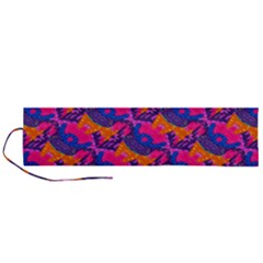 Purple Design Scrapbooking Blue Roll Up Canvas Pencil Holder (l) by Grandong