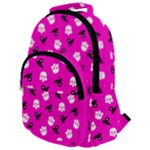 Cute skulls CUSTOM COLOR Rounded Multi Pocket Backpack