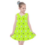 Bunnies and veggies CUSTOM COLOR Kids  Summer Dress