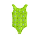 Bunnies and Veggies CUSTOM COLOR Kids  Frill Swimsuit View1