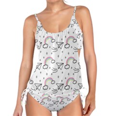 Cute-art-print-pattern Tankini Set by pakminggu