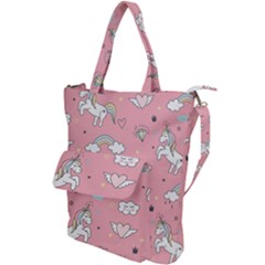 Cute-unicorn-seamless-pattern Shoulder Tote Bag by pakminggu