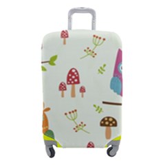 Forest-seamless-pattern-with-cute-owls Luggage Cover (small) by pakminggu