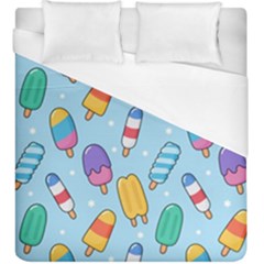 Cute-kawaii-ice-cream-seamless-pattern Duvet Cover (king Size) by pakminggu