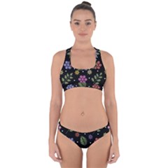 Embroidery-seamless-pattern-with-flowers Cross Back Hipster Bikini Set