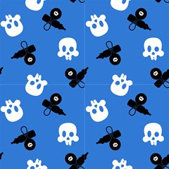 Cute Skulls Baby Gear - Blue by idjy