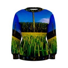 Different Grain Growth Field Women s Sweatshirt