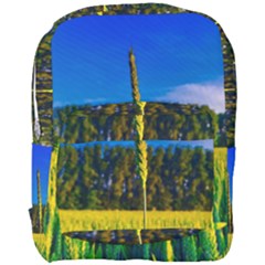 Different Grain Growth Field Full Print Backpack