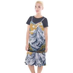 Nature Mountains Landscape Forest Camis Fishtail Dress