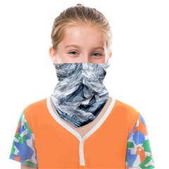 Nature Mountains Landscape Forest Face Covering Bandana (kids) by Ravend