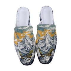 Nature Mountains Landscape Forest Women s Classic Backless Heels by Ravend