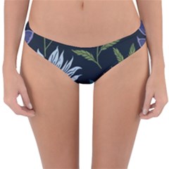 Abstract Floral- Ultra-stead Pantone Fabric Reversible Hipster Bikini Bottoms by shoopshirt