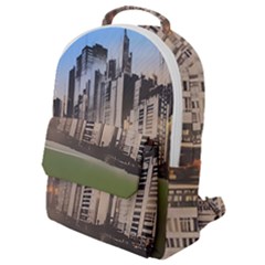 Building City Urban Path Road Skyline Flap Pocket Backpack (small) by uniart180623