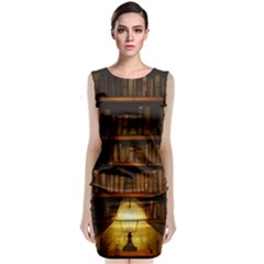 Books Library Classic Sleeveless Midi Dress