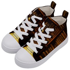 Books Library Kids  Mid-top Canvas Sneakers by uniart180623