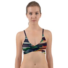 Japan Mount Fuji Japanese Wrap Around Bikini Top by uniart180623