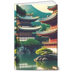 Japan Mount Fuji Japanese 8  X 10  Softcover Notebook