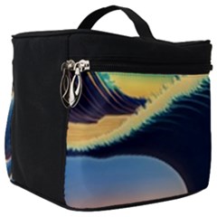 Japanese Japan Waves Sea Ocean Make Up Travel Bag (big)