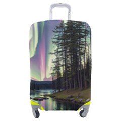 Northern Lights Aurora Borealis Luggage Cover (medium)