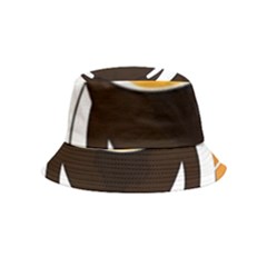 Coffee Tea Cappuccino Inside Out Bucket Hat (kids) by uniart180623