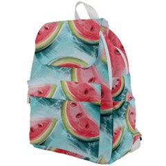 Watermelon Fruit Juicy Summer Heat Top Flap Backpack by uniart180623