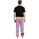 Pink Mountains Grand Canyon Psychedelic Mountain Men s Elastic Waist Pants View2