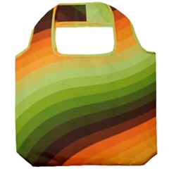 Swirl Abstract Twirl Wavy Wave Pattern Foldable Grocery Recycle Bag by pakminggu