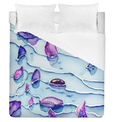 Water Tide Gemstone Duvet Cover (queen Size) by pakminggu