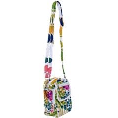 Plants Leaves Colorful Shoulder Strap Belt Bag by pakminggu