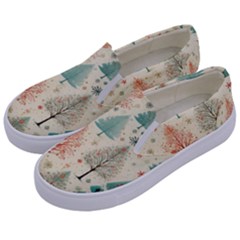 Christmas Tree Kids  Canvas Slip Ons