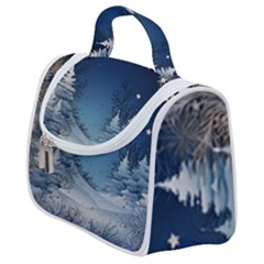 Christmas Night Winter Satchel Handbag by pakminggu