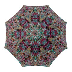 Blended Arabesque Golf Umbrellas by kaleidomarblingart