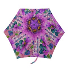 Flowers Leaves Mini Folding Umbrellas