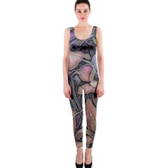 Flowers Iris Plant One Piece Catsuit by pakminggu