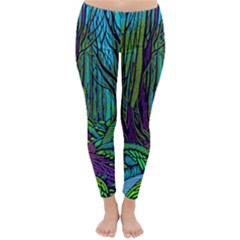 Spectral Forest Nature Classic Winter Leggings by uniart180623