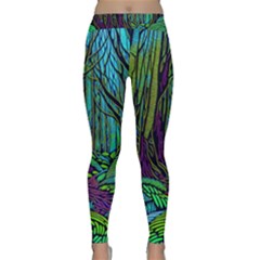 Spectral Forest Nature Classic Yoga Leggings by uniart180623