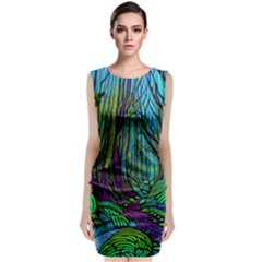 Spectral Forest Nature Classic Sleeveless Midi Dress